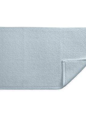 Matouk Reverie Pool Small Bath Rug Luxury Cotton Non-Slip Rug 21 x 34